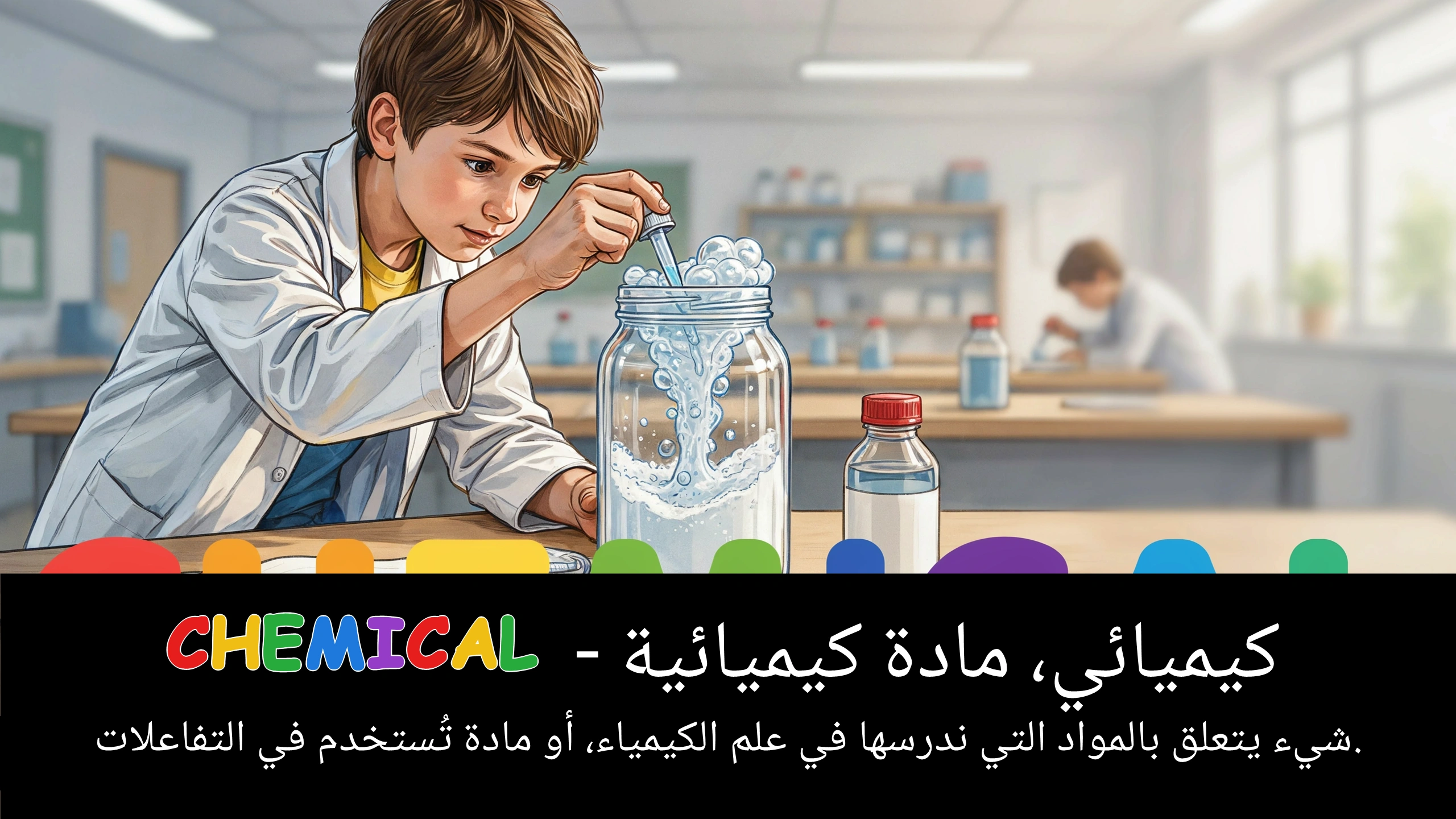 Arabic Illustration for chemical